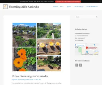 Fluechtlingshilfe-Karlsruhe.de(Flüchtlingshilfe Karlsruhe e.V) Screenshot