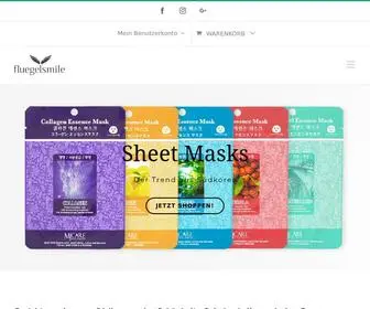 Fluegelsmile-Gesichtsmasken.ch(Gesichtsmasken und Sheet Masks aus S) Screenshot