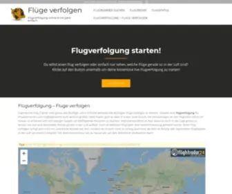 Fluegeverfolgen.com(Für) Screenshot