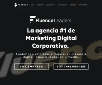 Fluencespain.com(Agencia De Influencers) Screenshot