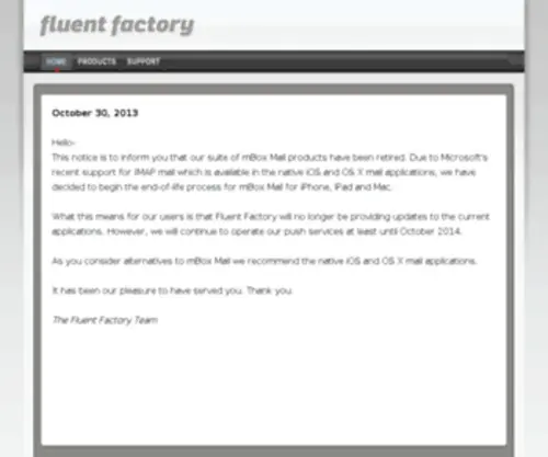 Fluentfactory.com(Fluentfactory) Screenshot
