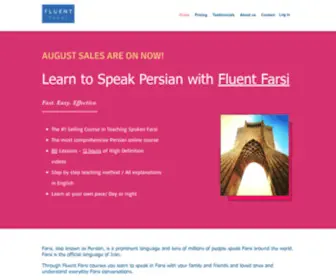 Fluentfarsi.com(Learn to Speak Farsi Persian) Screenshot