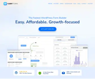 Fluentforms.com(The fastest WordPress form builder) Screenshot