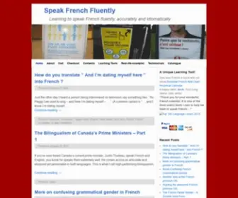 Fluentfrenchnow.com(Speak French Fluently) Screenshot