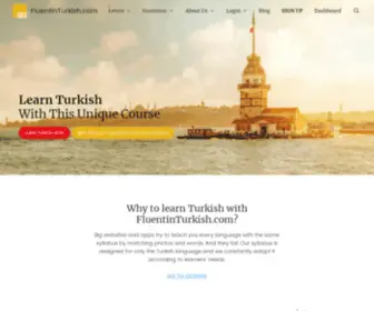 Fluentinturkish.com(Learn Turkish with this unique course) Screenshot