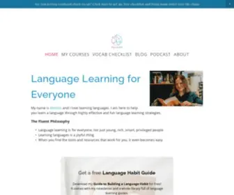 Fluentlanguage.co.uk(Fluent Language Blog) Screenshot