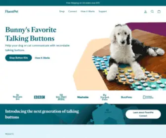 Fluent.pet(Talking Dog & Cat Buttons by FluentPet) Screenshot