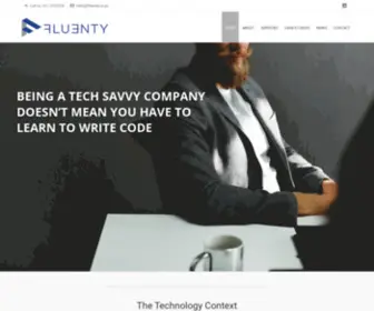 Fluenty.co.za(HOME) Screenshot