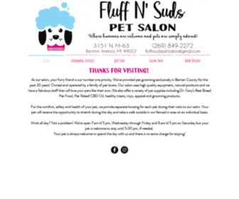 Fluffnsudspetsalon.com(Dog & Cat Grooming) Screenshot