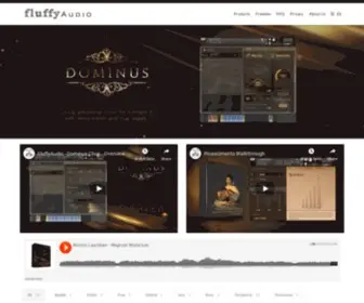 Fluffyaudio.com(Professional Sample Libraries for Kontakt) Screenshot