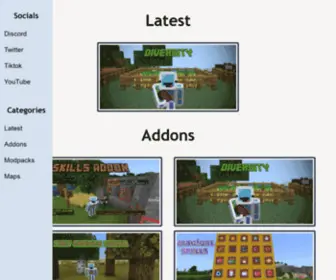 Fluffycraftaddons.net(Hub for FluffyCraft Minecraft) Screenshot
