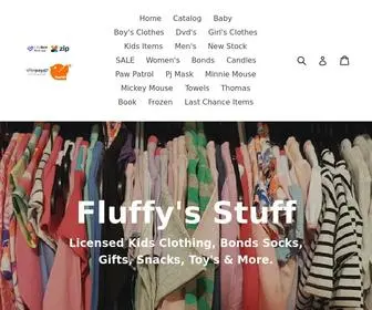 Fluffysstuff.com(Children's Clothing) Screenshot