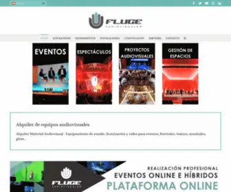 Fluge.es(Alquiler de equipos audiovisuales) Screenshot