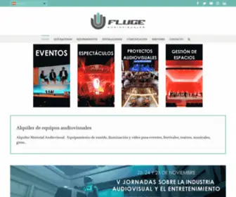 Flugeav.com(Audiovisual equipment rental) Screenshot