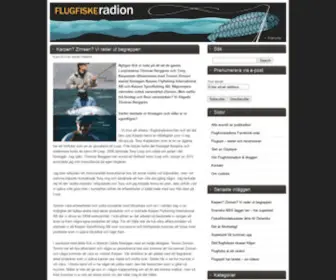 Flugfiskeradion.se(Ett radioprogram och en blogg om Flugfiske) Screenshot