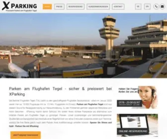 Flughafen-Berlin-Parkplatz.de(Parken Flughafen Tegel) Screenshot