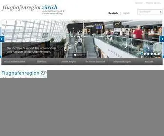 Flughafenregion.ch(Flughafenregion Zürich) Screenshot