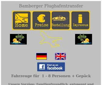 Flughafentransfer-Bamberg.de(Flughafentransfer Bamberg) Screenshot