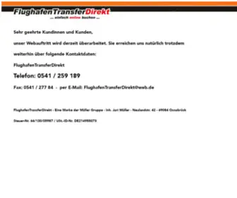Flughafentransferdirekt.de(Unbenanntes Dokument) Screenshot