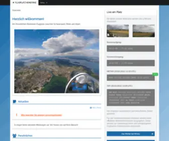 Flugplatz-Konstanz.de(Flugplatz Konstanz) Screenshot