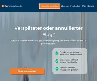 Flugrueckerstattung.de(Entschädigung) Screenshot