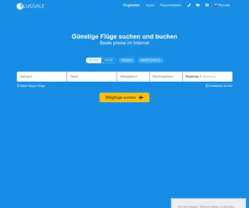 Flugsale.de(Поиск дешевых авиабилетов онлайн) Screenshot
