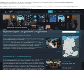 Flugsimulator-Vergleich.de(Flugsimulator Vergleich) Screenshot