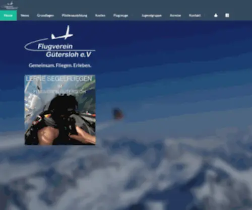 FlugVerein-Guetersloh.de(FlugVerein Guetersloh) Screenshot