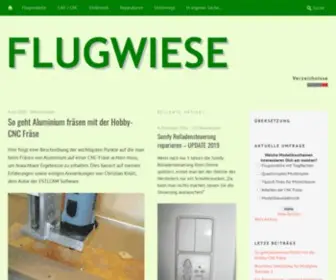 Flugwiese.de(Ein Blog für Elektromodellflug) Screenshot