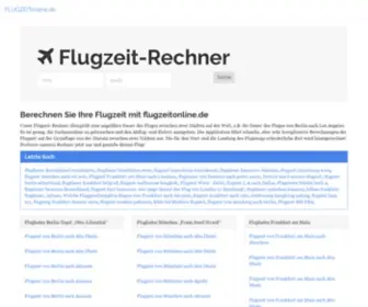 Flugzeitonline.de(Flugzeitonline) Screenshot