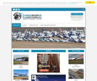 Flugzeugbilder.de(Die Fotoseite für Flugzeug Spotter) Screenshot