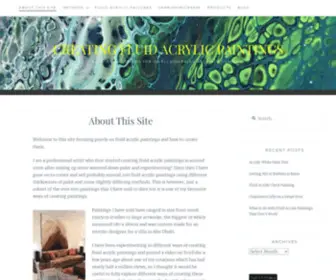 Fluid-Acrylics.com(About This Site) Screenshot