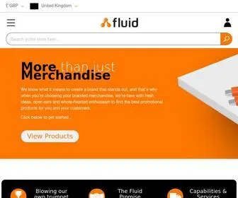 Fluidbranding.com(Promotional Products) Screenshot