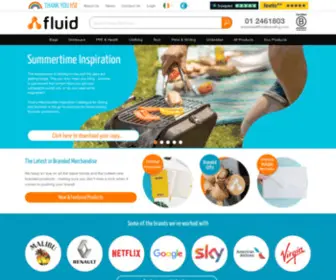Fluidbranding.ie(Promotional Products) Screenshot
