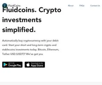 Fluidcoins.com(Crypto Infrastructure for African Businesses) Screenshot