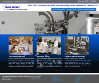 Fluidenergype.com(Fluid Energy Processing and Equipment) Screenshot