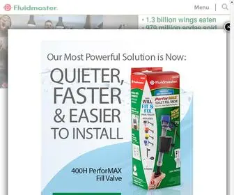 Fluidmaster.com(Fluidmaster toilet tank parts are found in more toilets than all other brands combined and) Screenshot