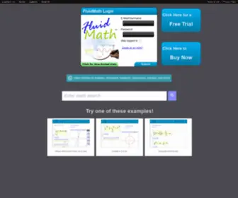 Fluidmath.net(FluidMath) Screenshot