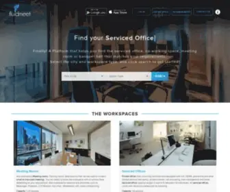 Fluidmeet.com(The Premier Market Place For Serviced Offices) Screenshot