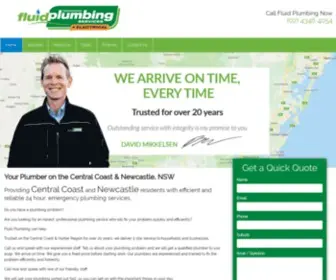 Fluidplumbingservices.com.au(Fluid Plumbing & Electrical) Screenshot