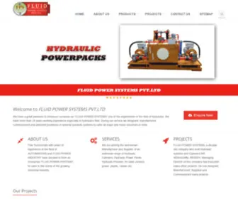 Fluidpowersystems.co.in(Hydraulic Press) Screenshot