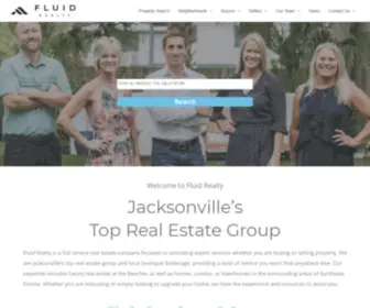 Fluidrealty.com(Jacksonville's Top Real Estate Group) Screenshot