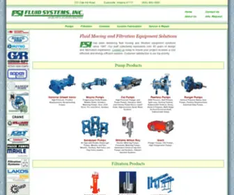Fluidsystems.net(Fluid Moving and Filtration Equipment Solutions) Screenshot