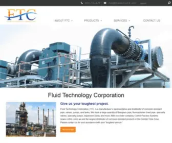 Fluidtechcorp.com(Fluid Technology Corporation) Screenshot