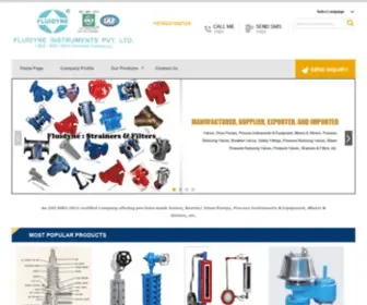 Fluidyne.in(FLUIDYNE INSTRUMENTS PVT. LTD) Screenshot