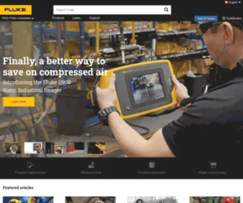 Flukecanada.ca(Fluke Canada) Screenshot