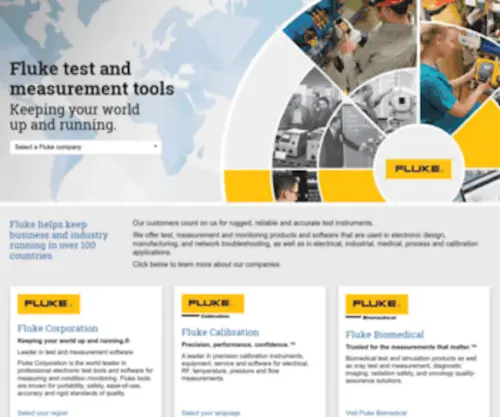 Flukeonlinestore.com(Fluke Electrical Test Tools & Industrial Engineering Solutions) Screenshot