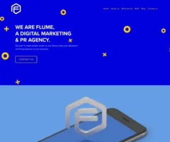Flume.co.za(Flume Digital Marketing and PR) Screenshot