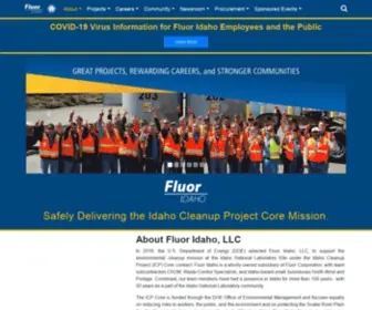 Fluor-Idaho.com(Idaho Environmental Coalition) Screenshot