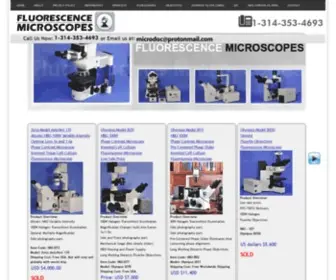 Fluorescencemicroscopes.com(Fluorescence Microscopes) Screenshot